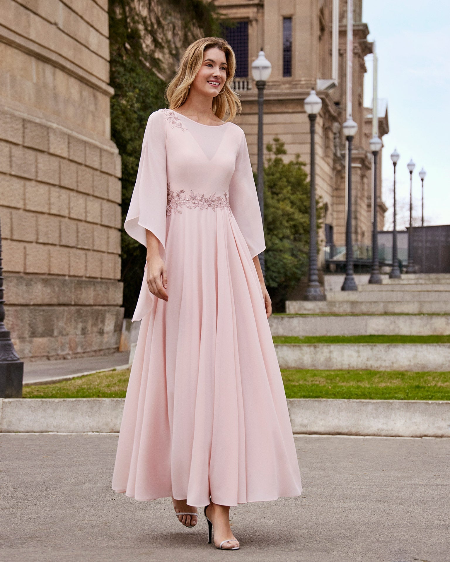 Pink grandmother of the bride dresses best sale