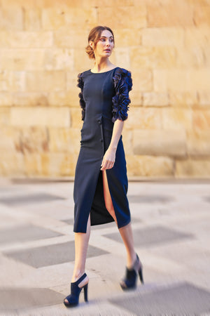 Fely Campo 23023 Navy-Dress